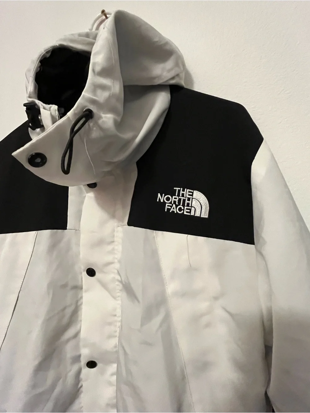 The North Face Men’s Two-Tone Black & White Hooded Jacket